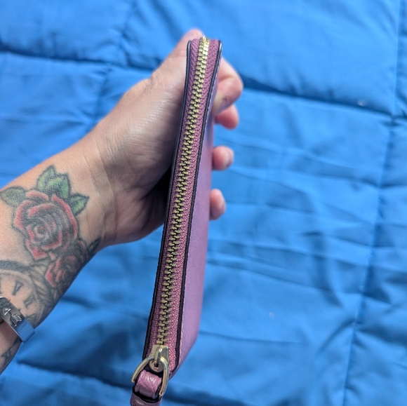 Coach Plum Purple Wristlet - Picture 4 of 6